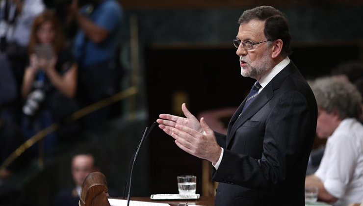 El presidente de España en funciones, Mariano Rajoy