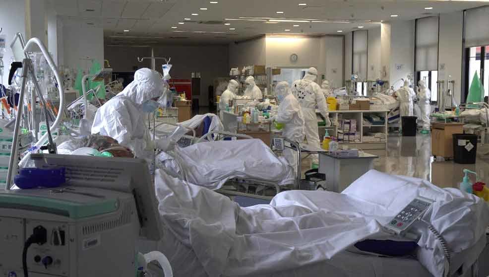 UCI Covid del Hospital Valdecilla durante la pandemia