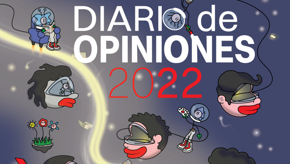 Detalle de la portada de Diario de Opiniones 2022