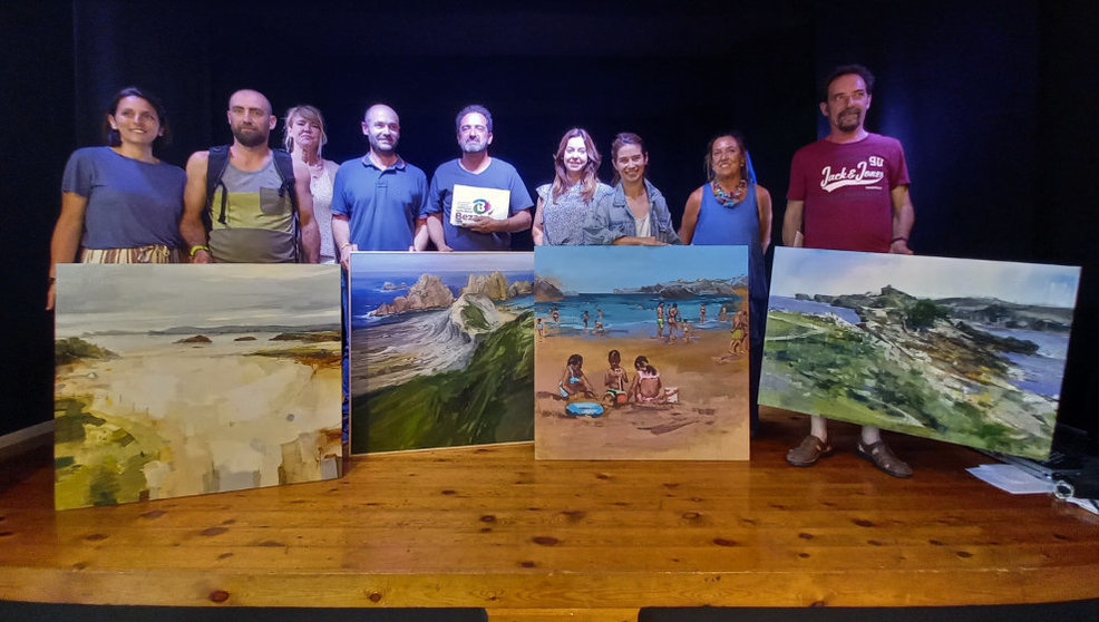 Ganadores del Concurso de Pintura Rápida Costa Quebrada de Santa Cruz de Bezana