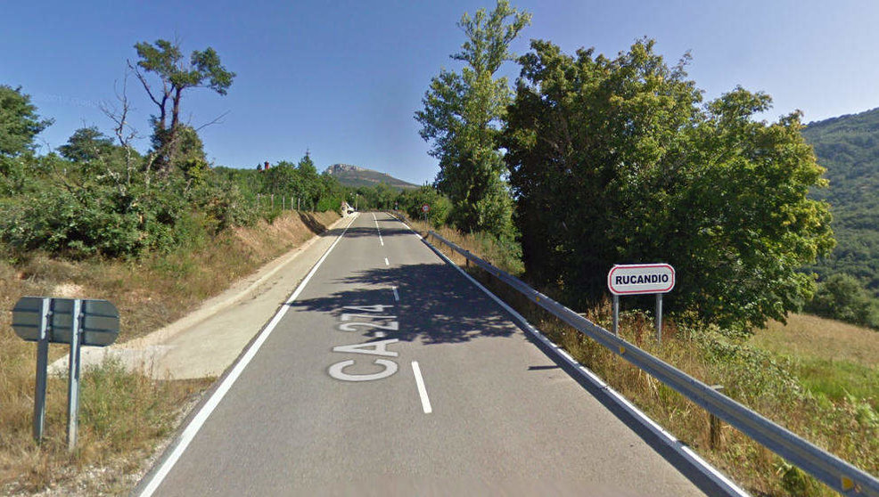 Carretera CA-274 en la que ha fallecido el motorista de Liérganes | Foto: Google Maps