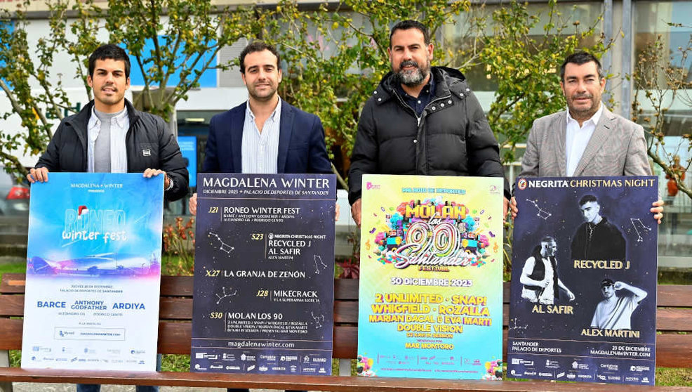 Presentación de la cuarta edición del ciclo 'Magdalena Winter', que se celebrará del 21 al 30 de diciembre en el Palacio de Deportes de Santander