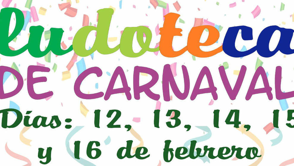 Cartel anunciador de la programación de carnaval