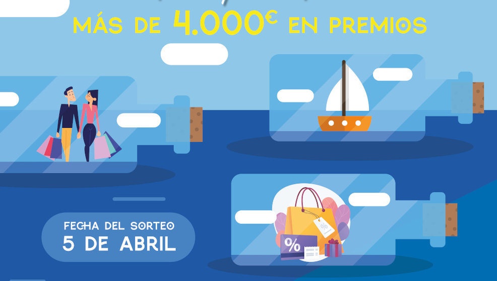 Cartel de la campaña de Comerciantes del Casco Viejo de Santander
