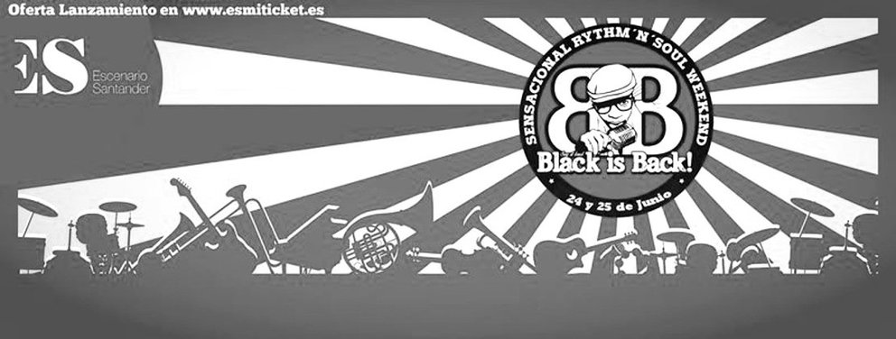 Cartel de la II edición de &#39;Black is Back&#39;