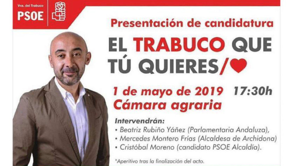 Campaña del PSOE en Villanueva del Trabuco