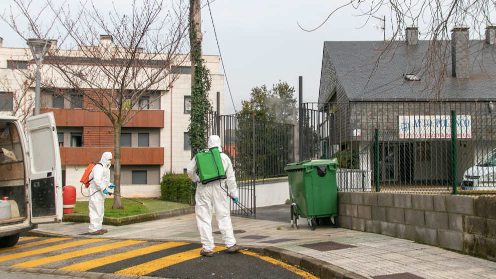 Polanco desinfecta sus calles 