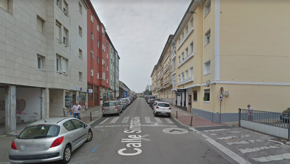 Calle Simancas, en Santander Foto Google Maps