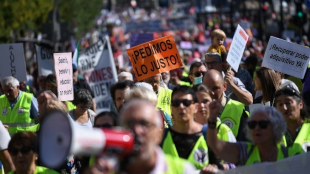 Miles de pensionistas denuncian la pérdida de poder adquisitivo y defienden pensiones y salarios "dignos" | Foto: Archivo