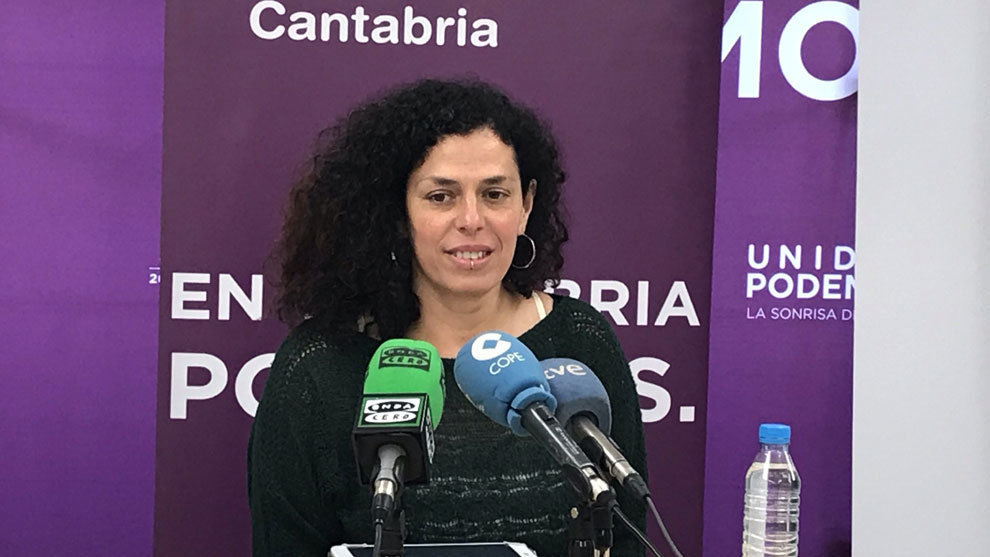 La candidata de Podemos a las elecciones autonómicas, Mónica Rodero