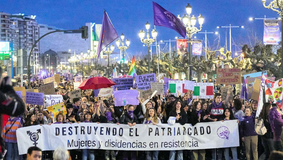 Manifestación en Santander por el 8M