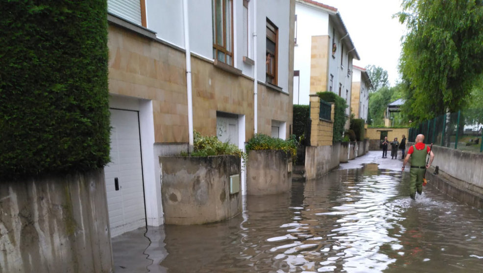 Inundaciones en Campoo provocadas por las intensas lluvias | Foto: 112 Cantabria