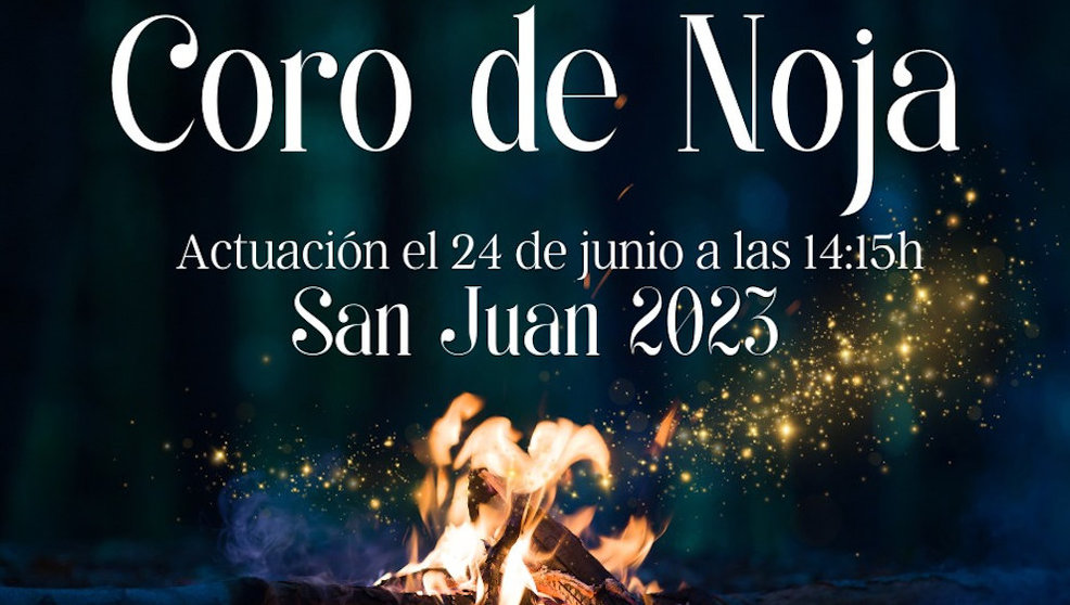 Cartel del concierto del Coro de Noja por San Juan