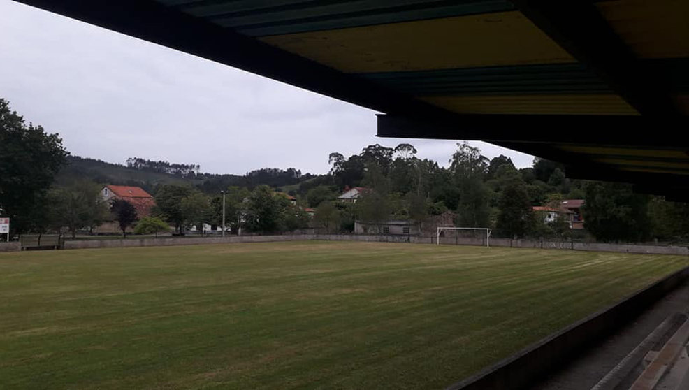 Campo de fútbol 'El Tejón' de Novales, que pasa a llamarse Armando González | Foto: A.D. Olimpia