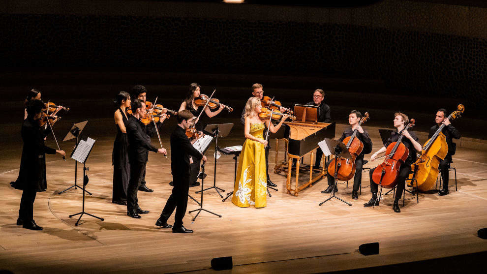 La violinista alemana Anne-Sophie Mutter y sus Mutter's Virtuosi