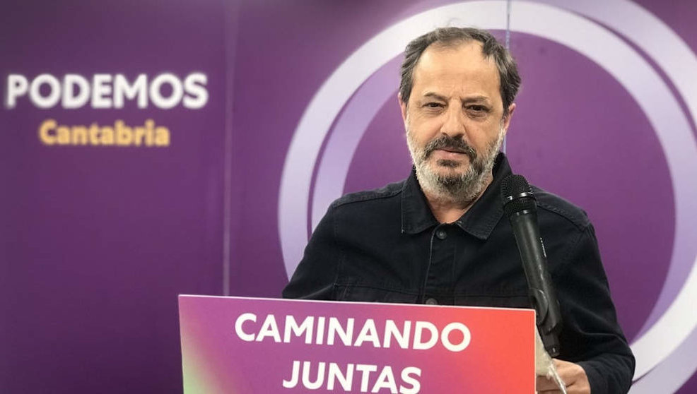 Pablo González, secretario de Educación de Podemos Cantabria