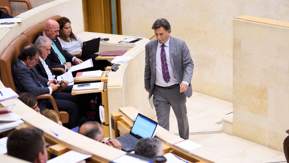 El portavoz de Vox en el Parlamento de Cantabria en esta legislatura, Cristóbal Palacio