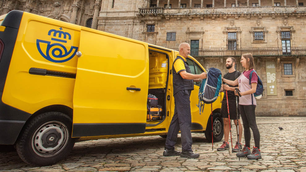 Servicio de transporte de mochilas de Correos en Santiago de Compostela