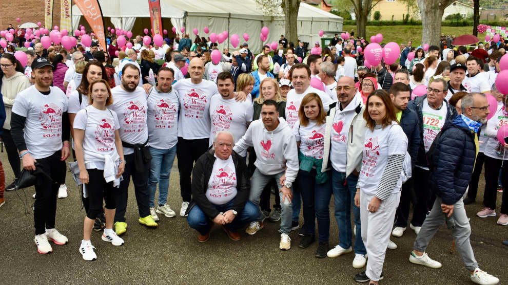 Cantabria se suma a la XIV edición de la Marcha Solidaria Luchamos por la Vida celebrada en Los Corrales de Buelna