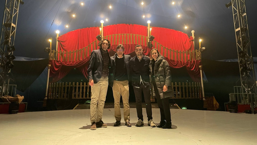 Presentación de las actuaciones del circo 'Vuelve a soñar' de Rody Aragón en Astillero